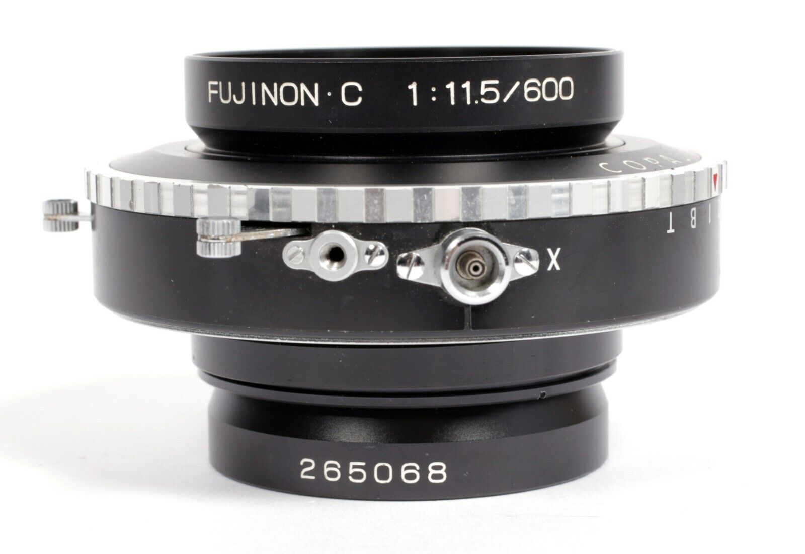 Fuji Fujinon C 600mm F11.5 lens in Copal #3 shutter #068